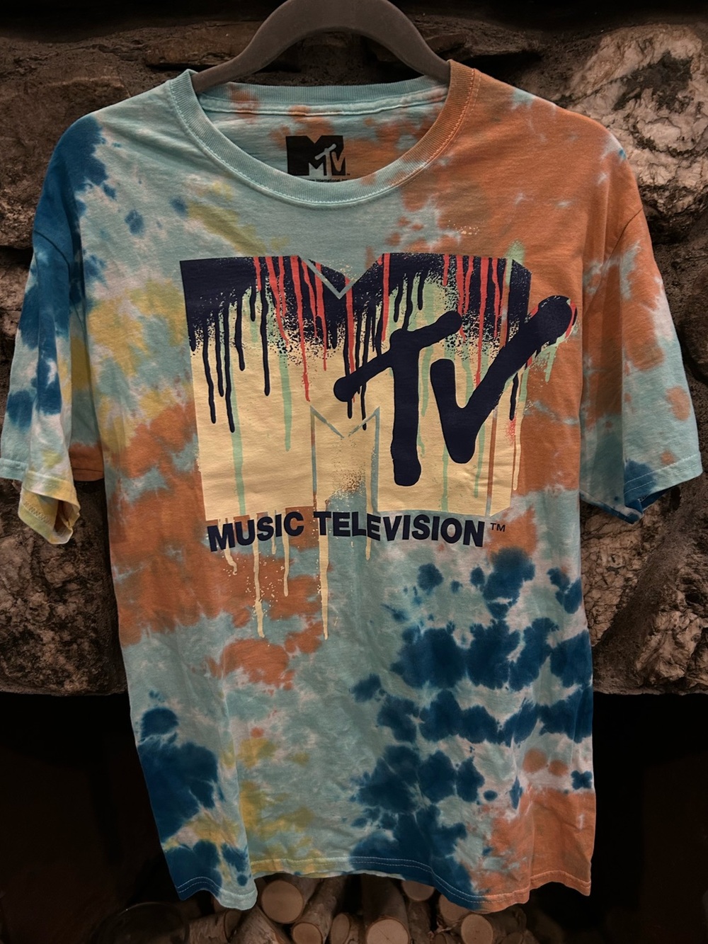 MTV NWT Tie Dye T Shirt Sz M